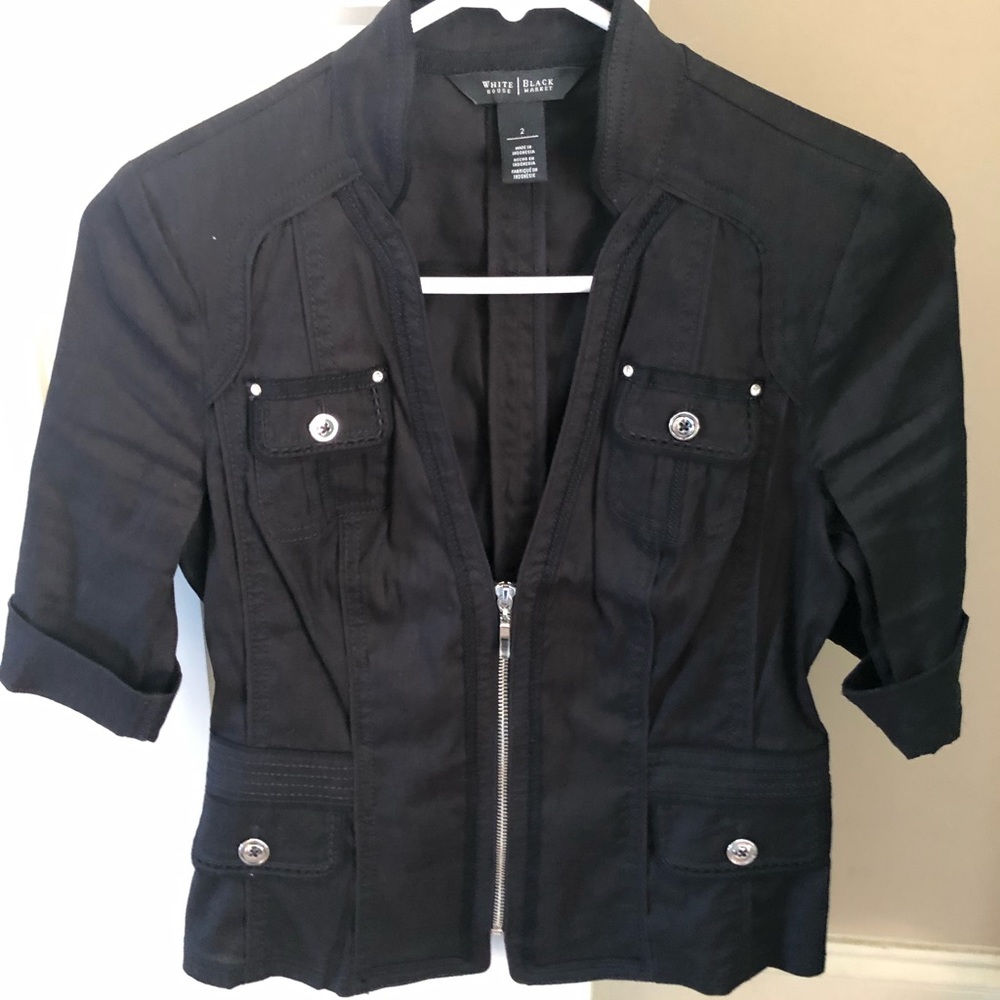 Black zip jacket